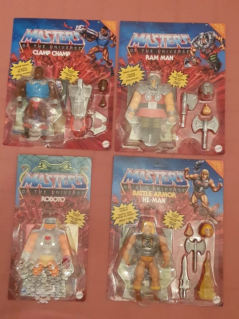 Masters Of The Universe Origins Figuren 4 X Brandneu