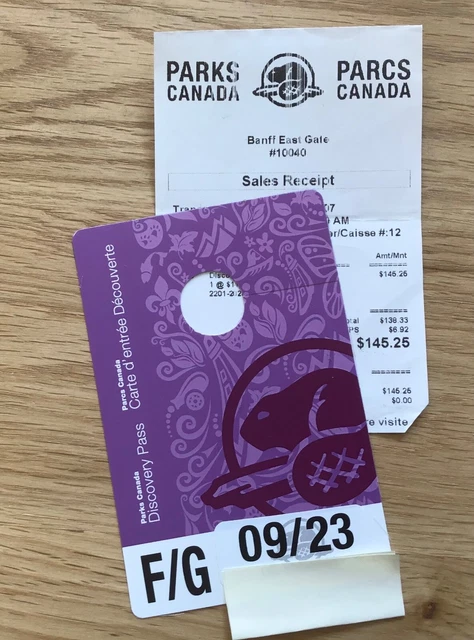Pass Nationalpark Kanada Familie/Gruppe gültig bis 09/23