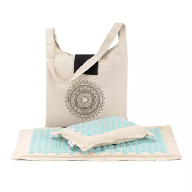 Akupressur Massage Set Akupressurmatte und Kissen mit Tasche umweltfreundlich