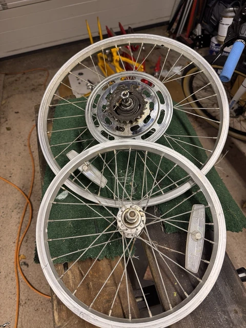 RALEIGH CHOPPER MK3 Wheels Front Rear Set £40.00 - PicClick UK