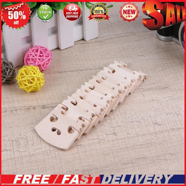 10pcs 4/4 Violin Bridges Parts Maple Fiddle Bridge Musical Instrument Accessory