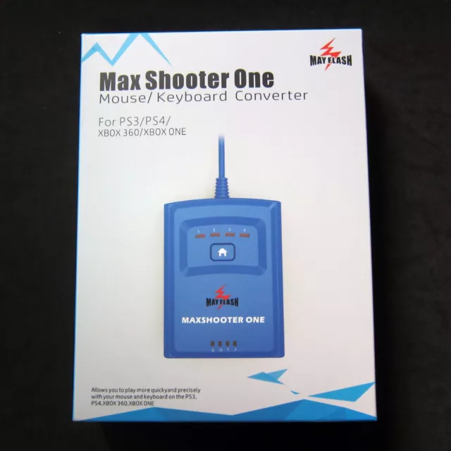 New Max Shooter One Mouse Keyboard Converter Adapter for to PS3 PS4 XBOX 360 ONE