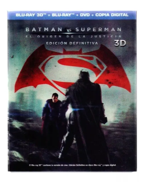 Batman Vs Superman: Dawn of Justice (3D Blu-ray) NEW w/FREE Shipping!