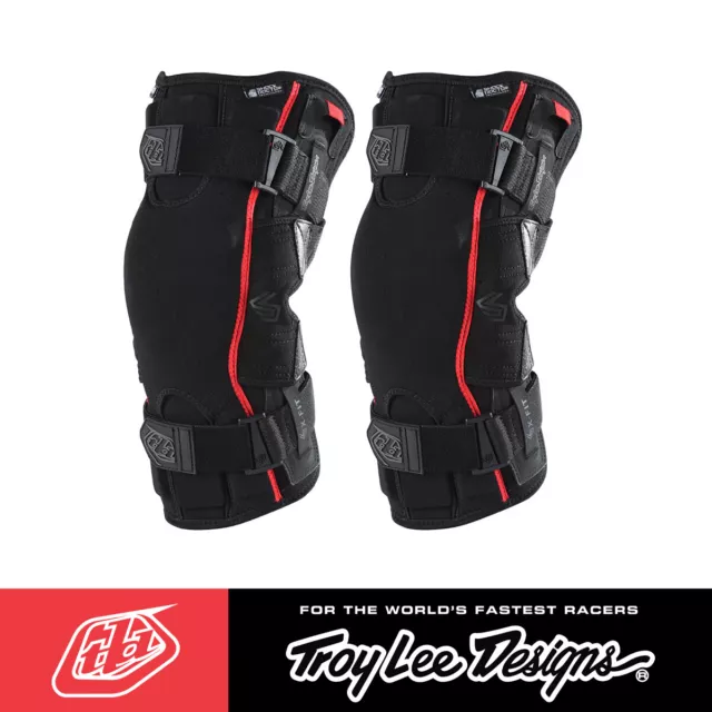 Troy Lee Designs 2023 TLD 6400 KNEE BRACES-PAIR–MTB Knee Braces (Shock Doctor)