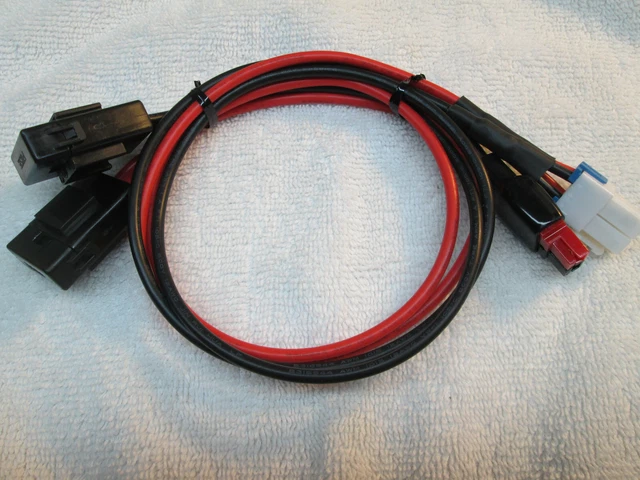 Cavo Alimentazione DC Per Radio Yaesu FT-8100, FT-8500, FT-8800, FT-8900 – 2 Metri