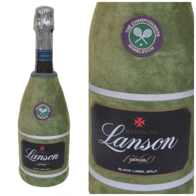 Lonson Wimbledon Championship Champán Botella Nevera Cubierta Negro Label Brut