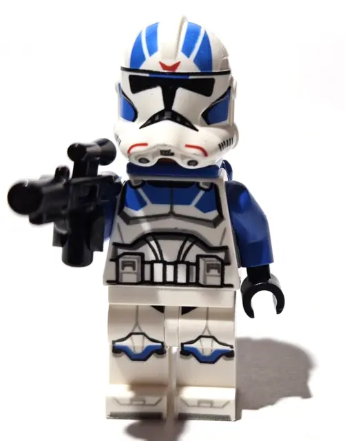 Lego Minifigura Clon Jet Trooper 501a Legión Fase 2 Cabeza de Turrón sw1093 75280