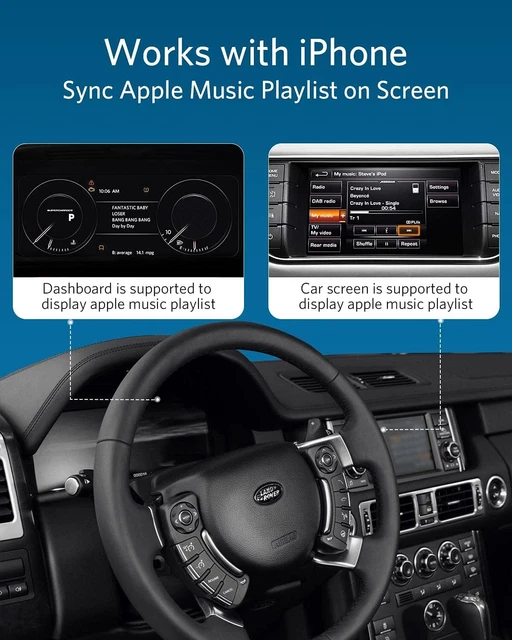 Airdual Bluetooth Musica Interfaccia per Land Rover, Jaguar, Range Rover