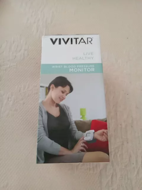 VIVITAR New Wrist Blood Pressure Monitor PB-8002 3510920.  Never Opened.