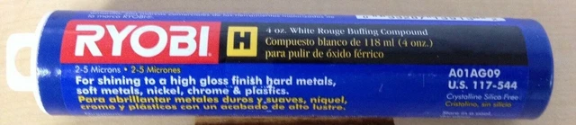 Ryobi 4 oz. White Rouge Buffing Compound Tube (Type ''H'')