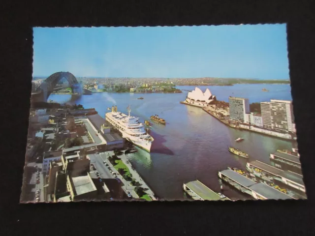 Vintage Postcard~Circular Quay~Sydney Harbour~Nsw~John Sands~Unused