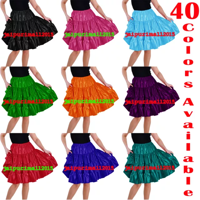 Donna Ragazza Raso Corto Mini 4 a Strati Balze Hippie Boho Festival