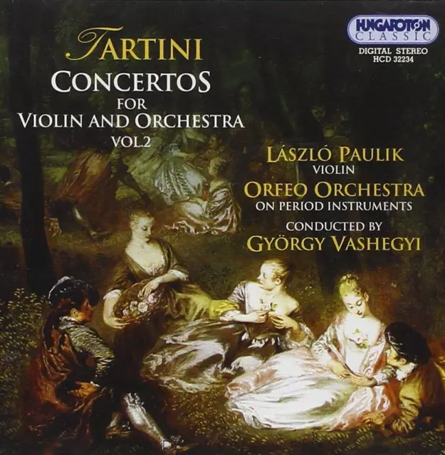 Giuseppe Tartini (1692-1770) • Concertos for Violin and Orchestra, Vol. 2 CD
