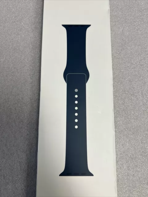 OEM Genuine Apple Watch Abyss Blue Sport Band 42mm 44mm 45mm Series 4 5 6 7 SE