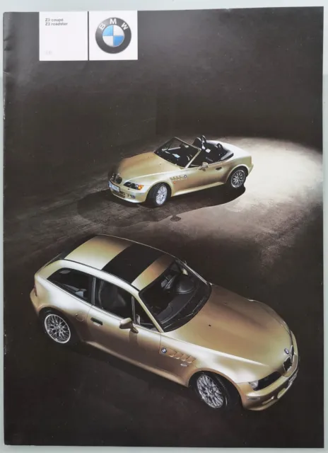 BMW Z3 Coupé + Roadster - 2000 - Prospekt Brochure -  12 Seiten