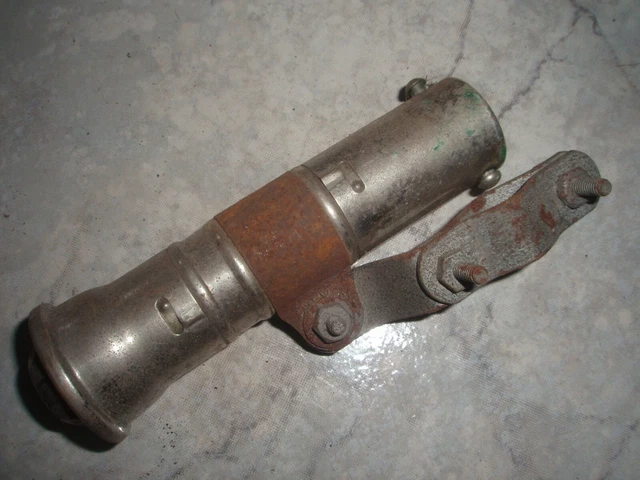 Feu Arrière Vélo Vintage JOS - Argenté, NOS, Fabrication Française, Pour Randonneuse