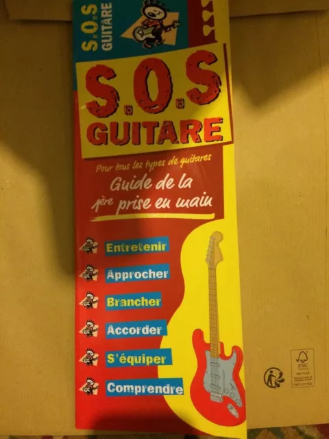 K. Chenaouy SOS guitare guide de la première mise en main méthode partition Emf