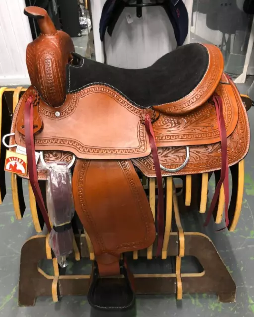 Neu Natowa Westernsättel Western leder Quarterkammer 16" US / 17.5" EU NP: 899€