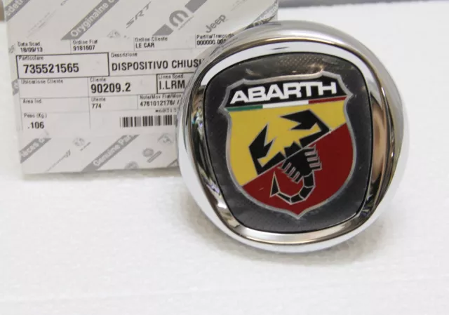 Stemma logo fregio Fiat 500 Abarth posteriore originale – Car Passion  Accessori Auto