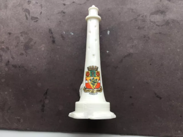 Goss crested China of Mossley on an Eddystone Lighthouse