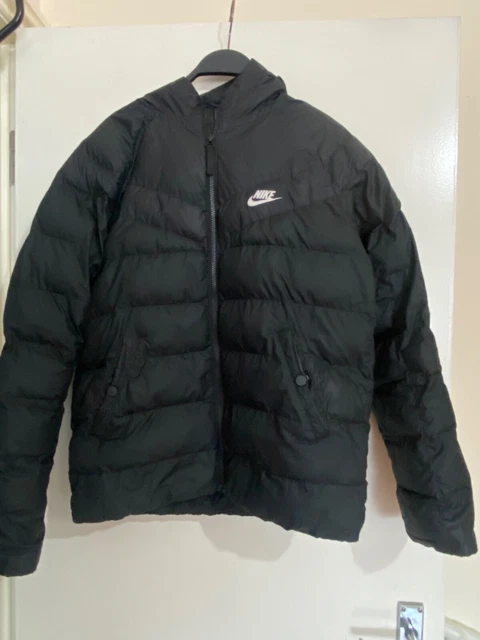 Giacca tampone con cappuccio nero ragazzo XL 158-170 cm 12-13 anni