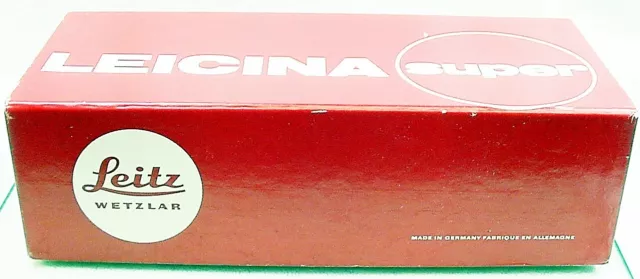 CAJA PARA cámara de cine Leicina Super 8 mm | Bonita caja de cámara de cine Leica | $43.50 |
