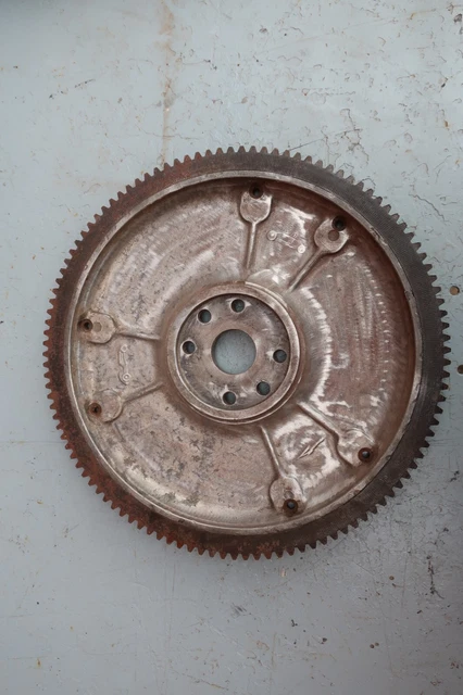Vintage  Eddie Meyer  Ford Flathead V8 Auminum Flywheel  .14 INC TAS 717   USED