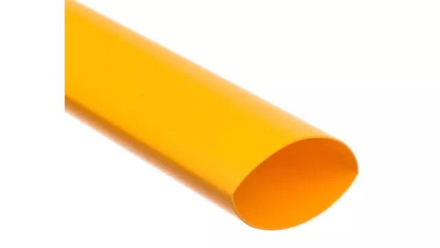 Tubo retráctil térmico de pared delgada CR 19.1/9.5 - 3/4 pulgadas amarillo /1m/ 8-7128 /50p /T2UK