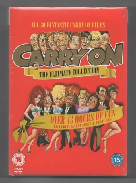 Carry On - The Ultimate Collection (16-Disc) UK Region 2 DVD Box Set - New