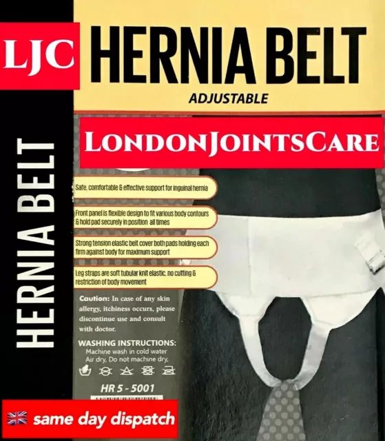 Hernia Support Belt Reducible Inguinal Truss Brace Removable pads Breathable NHS