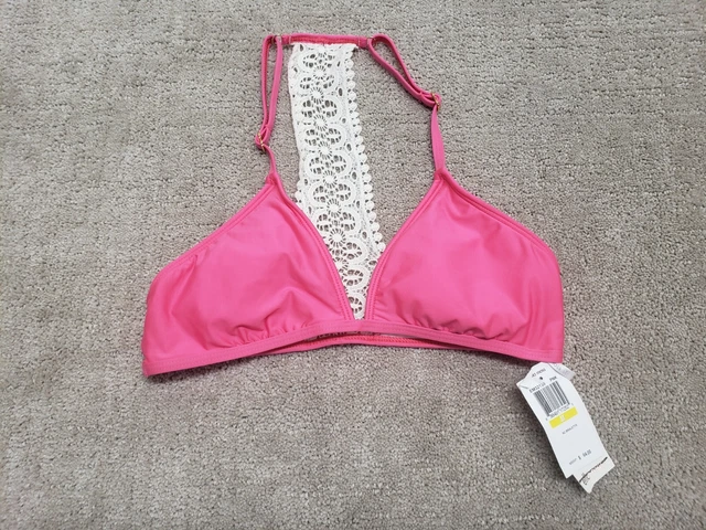 Ella Moss Women's Bathing Suit Size M Bralette Pink NWOT