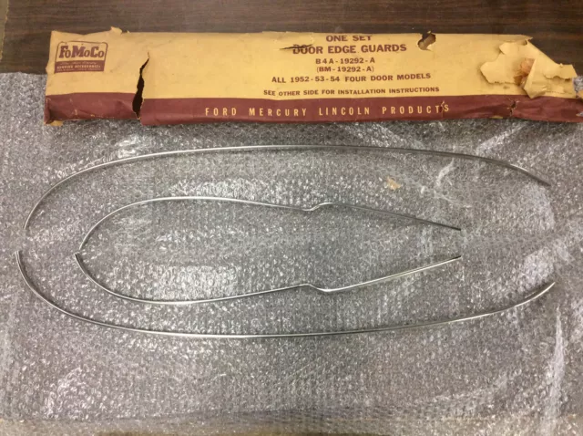 NOS 52 53 54 Ford 4 Door Sedan Door Edge Guards B4A-19292-A