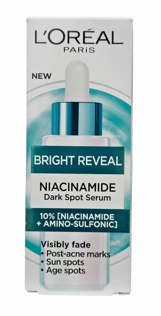 LOREAL PARIS | Bright Reveal Niacinamide Dark Spot Serum | 30ml £14.79 ...