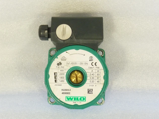Circulateur Wilo UNRS 15/6-3 C (occasion Garantie) – Pompe De Chaudière Fiable Et Testée