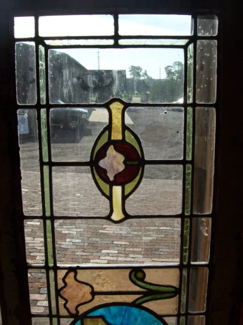 Stained glass surrounded with transparent clear glass (SG 1310) 2