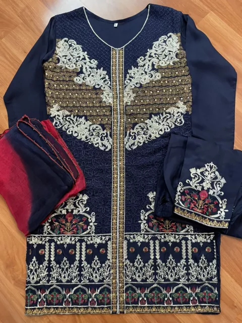Indian Pakistani 3 pc dress large Party Dress