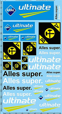 195 X 90 MM Esso Esso Sponsor Sticket PP07 1:3 2 Autocollant Décalcomanie 