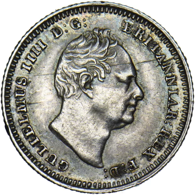 1837 Groat (Fourpence) - William IV British Silver Coin - Very Nice