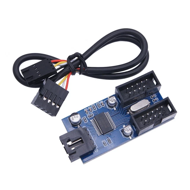 USB 3.0 A to 20 Pin Motherboard Extension Cable Y Splitter 0.3m