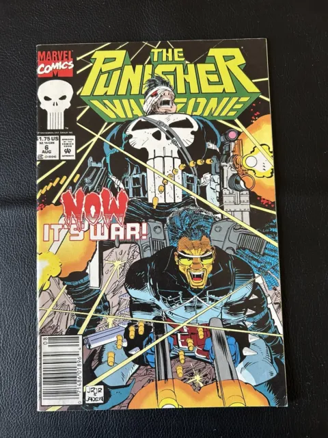 The Punisher: War Zone #6 1992 Marvel Comics Bagged And Boarded