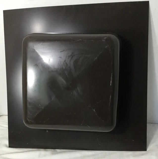 NorWesco 7-3/4" Galvanized Steel Brown Static Roof Mount Attic Vent 556159