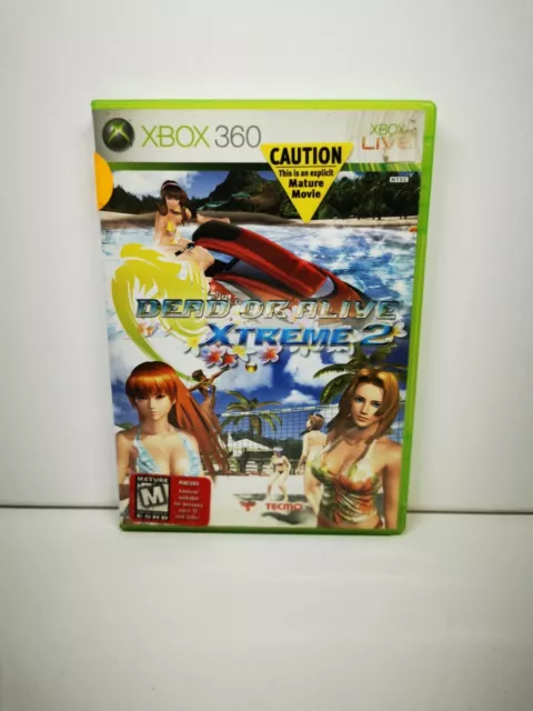 💦Dead or Alive💦 [VERY GOOD] Xtreme 2 (Microsoft Xbox 360, 2006) -manual-