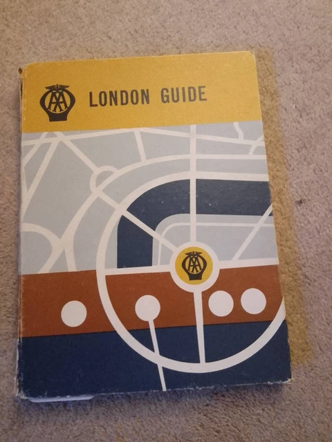 THE AA LONDON Guide 1963 Hardback Map & Guide Book with Bookmark £5.92 ...