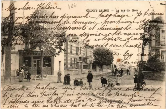 CPA AK CHOOSEY-le-ROI La rue du Bois (600422)