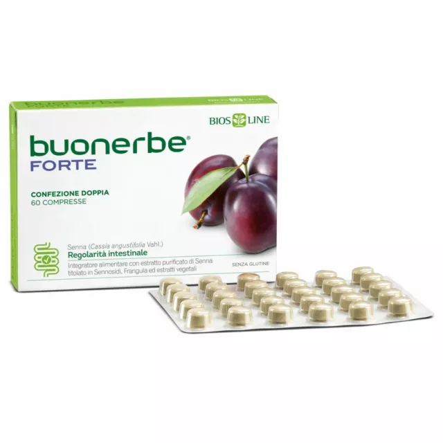 Buonerbe Forte - 60 Compresse - Regolarita' Intestinale - Biosline