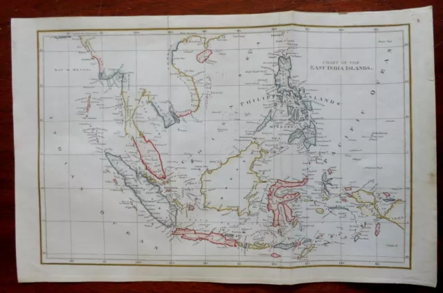 East Indies Malaysia Indonesia Philippines Sumatra Java Borneo 1806 H Tanner map 2