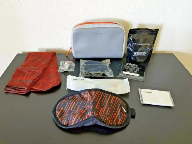 TUMI Delta Kiehl's + American Airlines COLE HAAN Toiletry TRAVEL BAG + Amenities