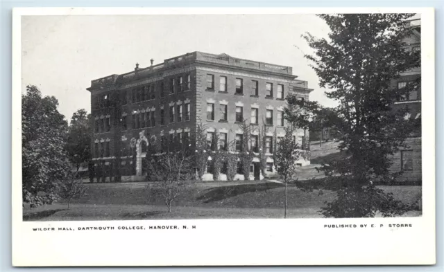 Postcard Wilder Hall, Dartmouth College, Hanover NH udb I186