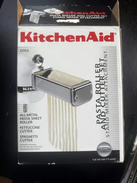 KitchenAid Stand Mixer Attachment 3-Piece Pasta Roller & Cutter Set, Never Used