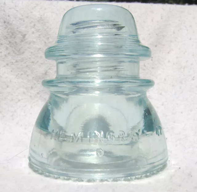 Ice Aqua Cd 154 Hemingray 42 - 0 Glass Insulator.